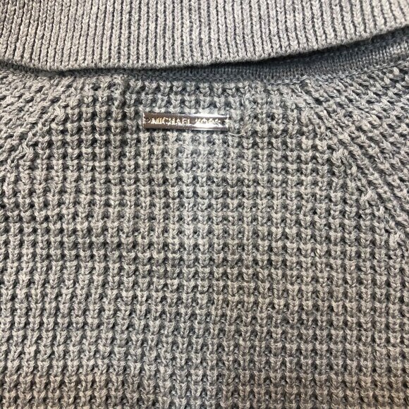 Michael Kors Long Sleeve Cowl Neck Gray Knit Sweater Size S - Picture 5 of 7